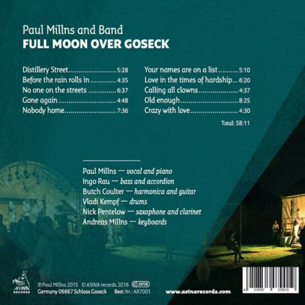 Paul Millns and Band : Full Moon over Goseck.