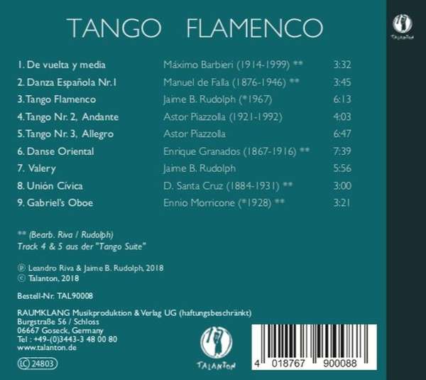 Tango Flamenco - Leandro Riva & Jaime B. Rudolph
