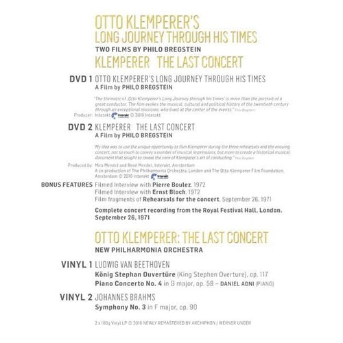 Otto Klemperer's Long Journey Through His Times & Klemperer - The Last Concert