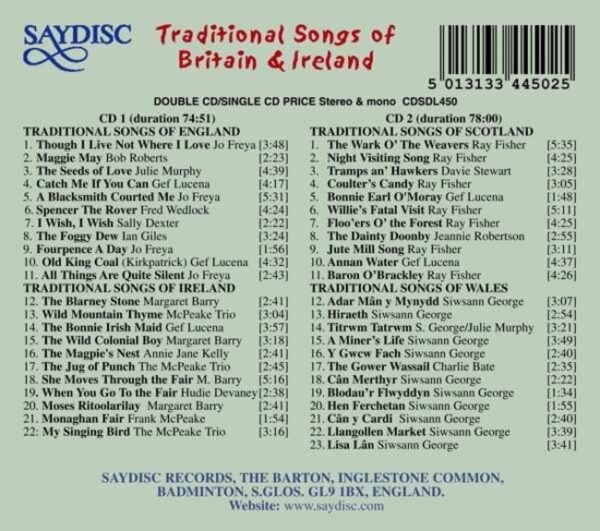 Traditional Songs Of Britain & Ireland - Various artists
