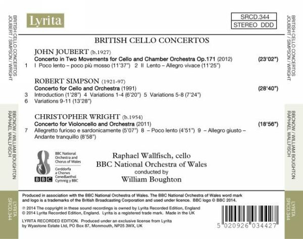 John - Simpson, Robert Joubert: British Cello Concerto