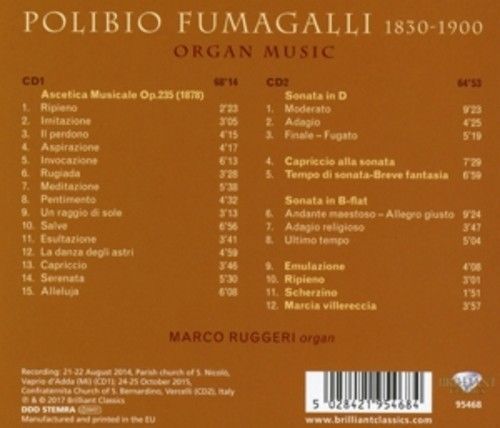 Polibio Fumagalli: Organ Music - Marco Ruggeri