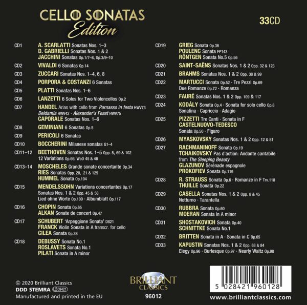 Cello Sonatas Edition