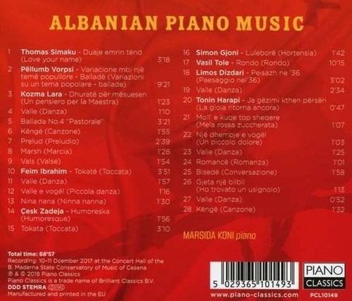 Albanian Piano Music - Marsida Koni