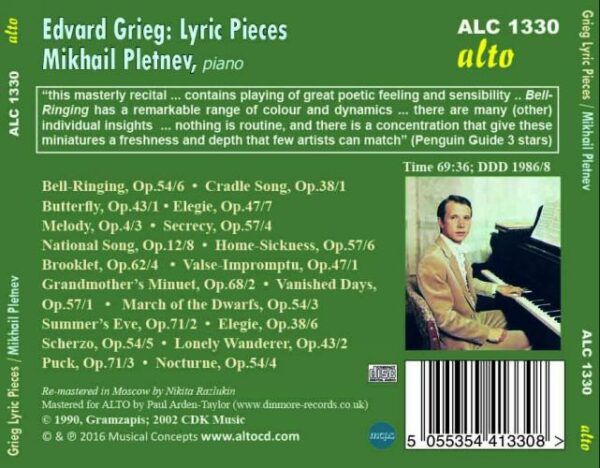 Grieg: Lyric Pieces - Mikhail Pletnev
