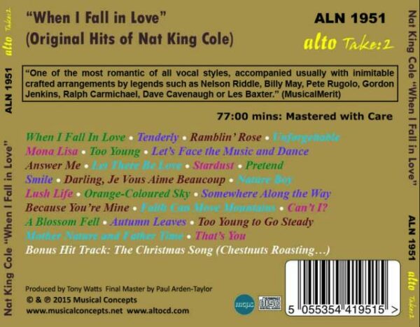 When I Fall In Love' - Nat King Cole