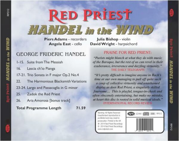 George Frideric Handel: Handel In The Wind