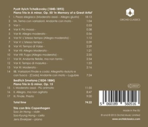 Tchaikovsky / Smetana: Piano Trios - Trio für Klavier - Afbeelding 2