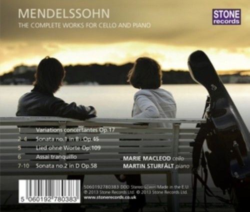 Bartholdy: Complete Works For Cello And Piano - Macleod - Image 2