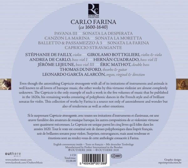 Carlo Farina: Capriccio Stravagante - Clematis