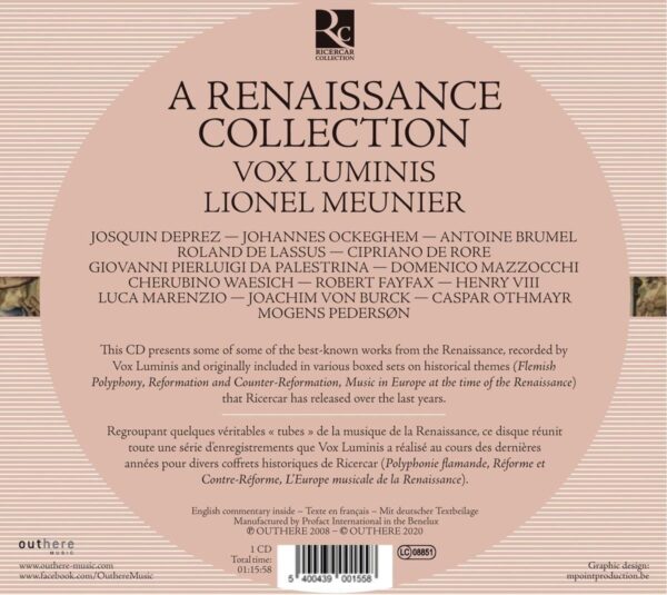 A Renaissance Collection - Vox Luminis