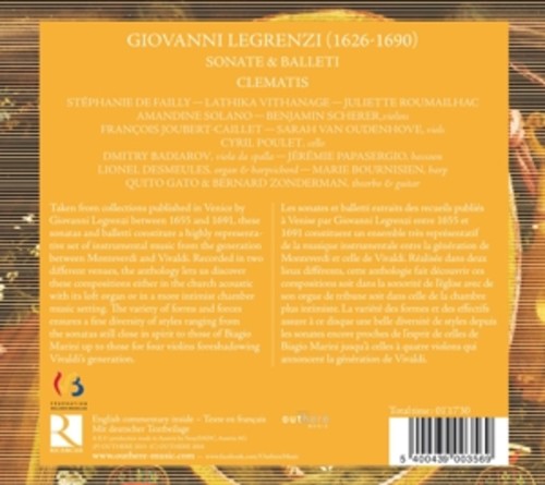 Giovanni Legrenzi: Sonate & Balletti - Clematis
