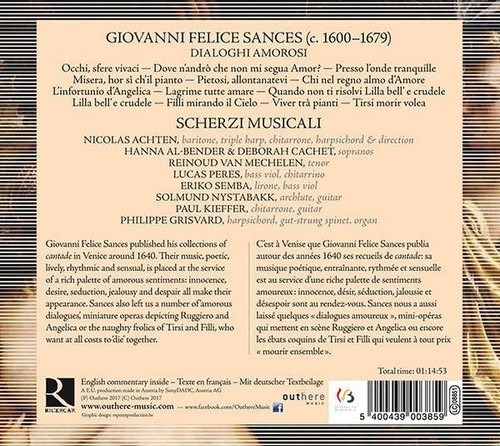 Giovanni Felice Sances: Dialoghi Amorosi - Scherzi Musicale