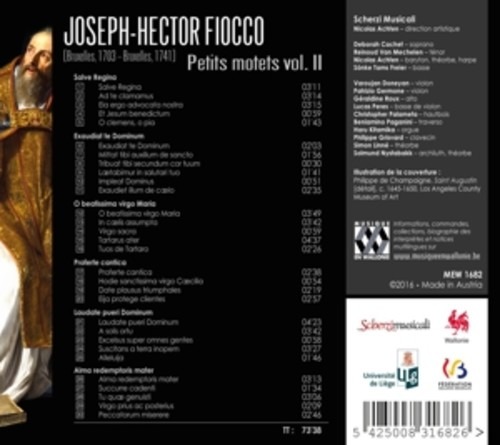 Joseph-Hector Fiocco: Petits Motets Vol.2 - Scherzi Musicale