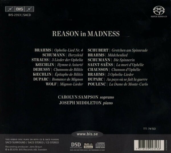 Reason In Madness - Carolyn Sampson