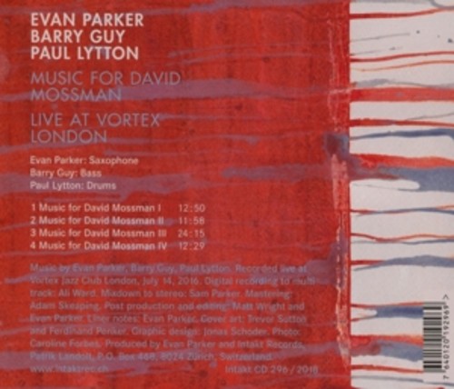 Music For David Mossman - Evan Parker