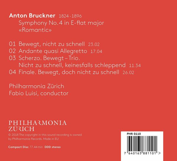 Bruckner: Symphony No.4 - Fabio Luisi