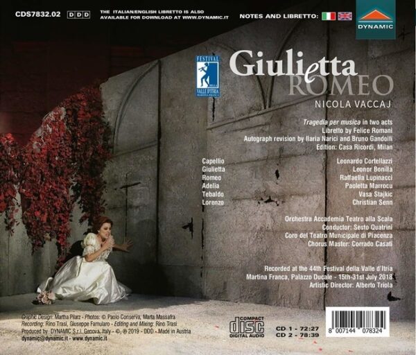 Nicola Vaccaj: Giulietta E Romeo - Leonardo Cortellazzi