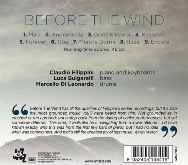 Before The Wind - Claudio Filippini Trio