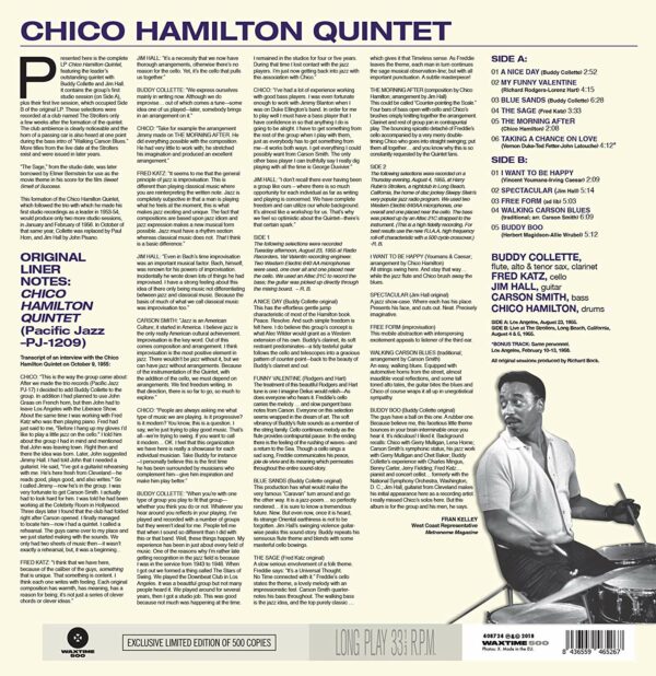 Quintet (Vinyl) - Chico Hamilton Quintet