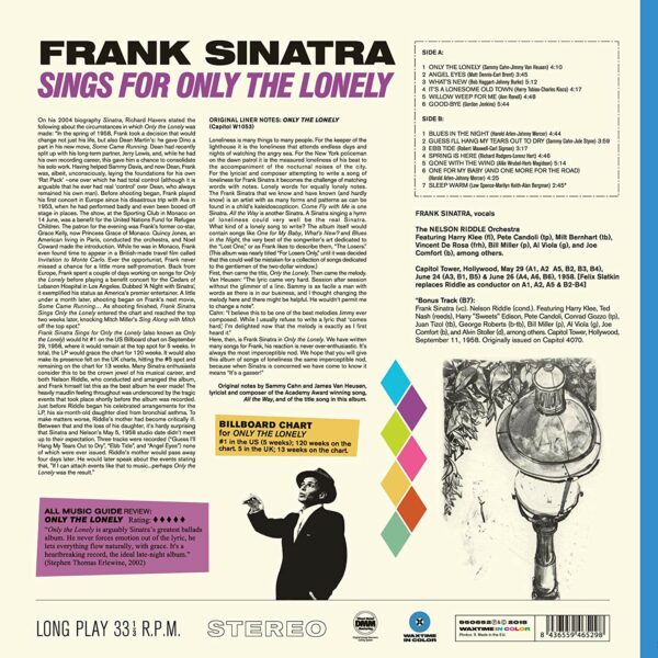 Only The Lonely (Vinyl) - Frank Sinatra