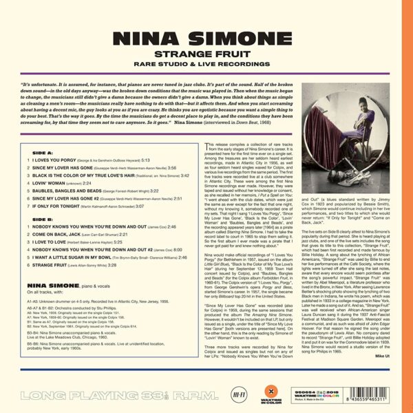 Strange Fruit (Vinyl) - Nina Simone