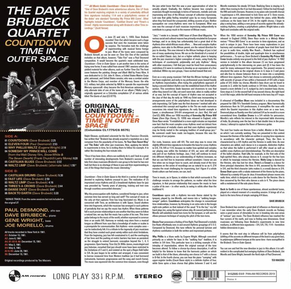 Countdown Time In Outer Space (Vinyl) - The Dave Brubeck Quartet-