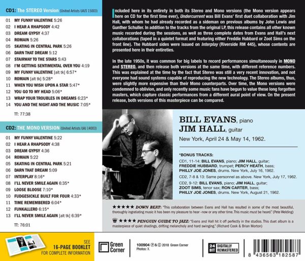 Undercurrent (The Original Stereo & Mono Versions) - Bill Evans & Jim Hall