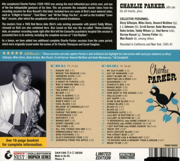 Complete Dial Masters - Charlie Parker