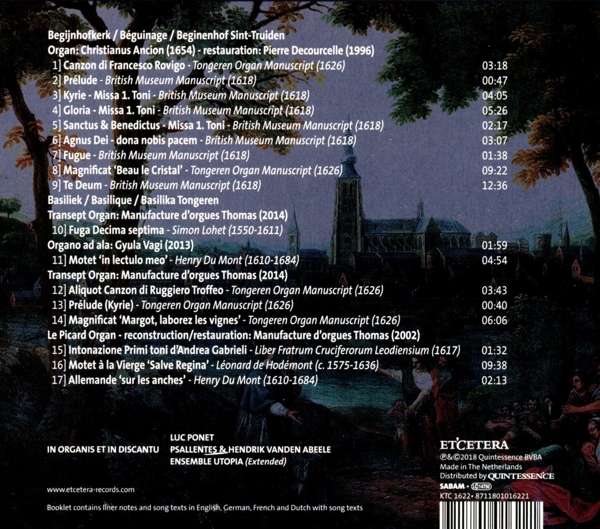 In Organis Et In Discantu - Luc Ponet