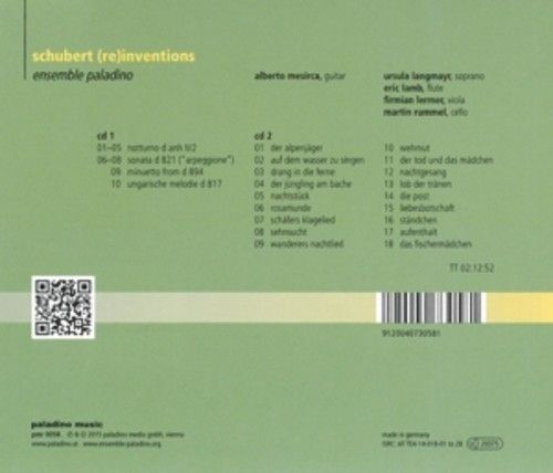 Ensemble Paladino: Schubert (Re)Inventions