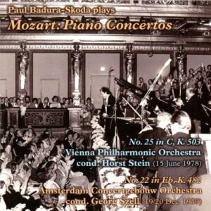Wolfgang Amadeus Mozart : Piano Concertos, Nos. 25 & 22
