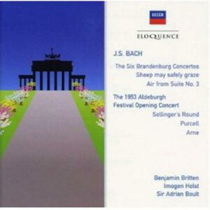 Various : 6 Brandenburg Concertos/1953 Aldeburgh Festival