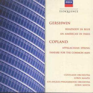 Gershwin :/Copland-Maazel/Mehta-Rhapsody In Blue