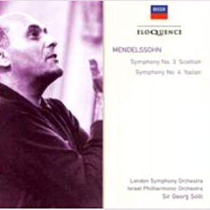 Mendelssohn: Symphonies N 3 'Ecossaise' & 4 'Italienne'