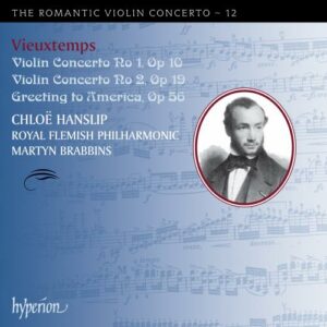 Vieuxtemps : Concertos pour violon n°1, 2. Brabbins.
