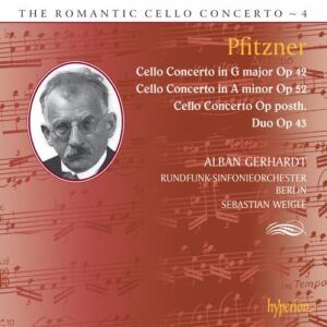 Pfitzner : Les 3 concertos pour violoncelle. Gerhardt.