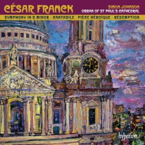 Franck : Oeuvres symphoniques pour orgue. Johnson.