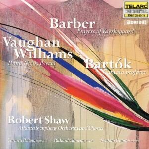 Choral Music Of Barber,  Vaughan Wil