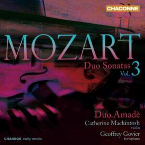 Wolfgang Amadeus Mozart : Sonates en duo (Volume 3)