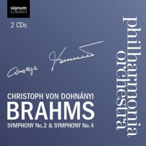 Brahms : Symphonie n° 2 & 4. Dohnanyi.