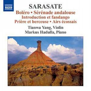 Sarasate : Musique pour violon et piano, Vol. 3. Yang, Hadulla, Izquierdo.