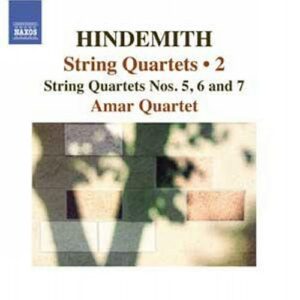 Hindemith : Quatuors à cordes, Vol. 2. Quatuor Amar.