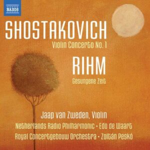 Chostakovitch, Rihm : Musique pour violon. Van Zweden, De Waart, Pesko.