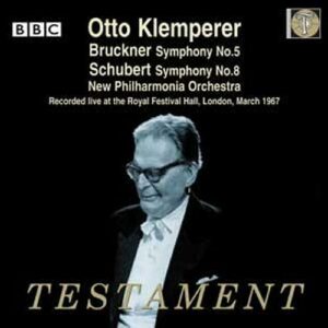 Otto Klemperer : Bruckner, Schubert. Menuhin.