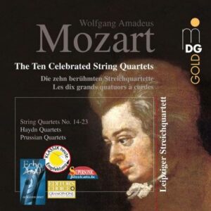 Wolfgang Amadeus Mozart : The Ten Celebrated String Quartets