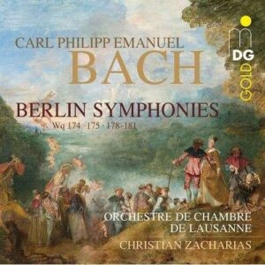 Bach CPE : Symphonies Wq 174-175 et 178-181. Zacharias.
