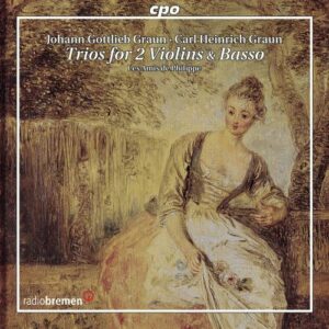Johann Gottlieb & Carl Heinrich Graun : Trios for 2 Violins & Basso