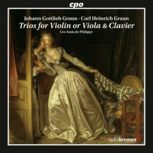 Graun J.G. & C.H. : Trios pour violon ou alto et clavier. Les Amis de Philippe.