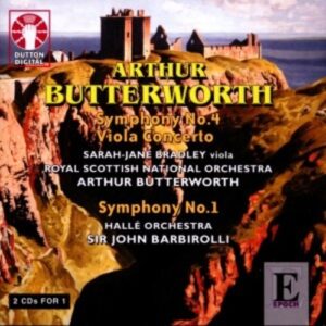 Butterworth, Arthur: Viola Concerto / Symph. 1 & 4